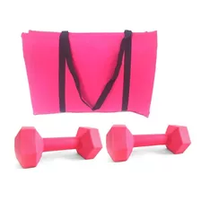 Set Combo Entrenamiento Colchoneta Plegable + Mancuernas 2kg