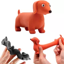 Cachorro De Brinquedo Dog Fofo Anti Stress Sensorial Areia