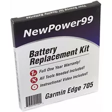Kit De Batería Para Garmin Edge 705 Con Herramientas, Instru