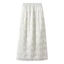 French Lace Stitching Cake Skirt Skirt