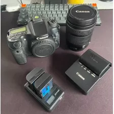 Câmera Canon 70d 18-135mm + Brindes 40k Clicks