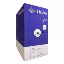 Cabo De Rede Cat6 24awg Lshz 305m Azul - Draka Prysmian