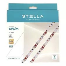 3x Fita Evo 6w/m Stella 5m 550lm Sth8800/30 12v Profissional Cor Da Luz Branco Quente 3000k 110v/220v