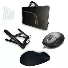 Capa Notebook 15.6 +suporte Para Notebook+ Mousepad+ Mouse 