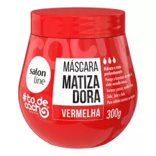 Máscara #todecacho Matizadora Vermelha 300g Salon Line 