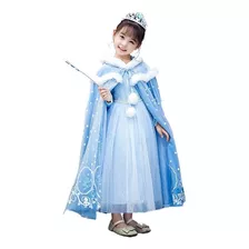 Capa De Princesa Elsa Frozen De Natal Com Capuz Para Meninas