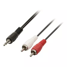Cable Audio 2x1 Rca Mini Plug 3.5mm