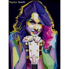 Poster - Pop Art Taylor Swift 30x40cm - Plastificado