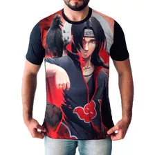 Camiseta Camisa Naruto Itachi Uchiha Animes Series Geek