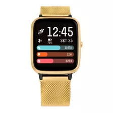 Smartwatch Mormaii Life Gps Pulseira Aço Dourado- Promoção