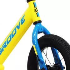 Bicicleta Infantil Groove Balance 12 Amarela/azul/preto
