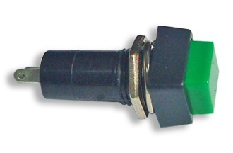 Switch Pulsador Cuadrado On/off  Verde