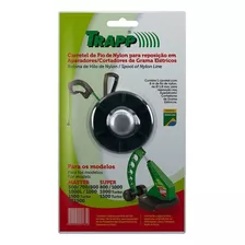 Carretel Aparador De Grama Master Turbo E Super Turbo Trapp Cor Preto/verde