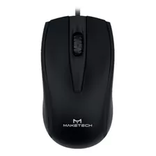 Mouse Com Fio Maketech Mf-0871p 3 Teclas 1000 Dpis Usb Cor Preto