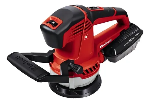 Lijadora Profesional Roto Orbital Einhell Expert Te-rs 40 E Con Sistema Velcro Roja Y Negra 60hz 400w Rojo/negro 60 Hz