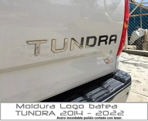 Letras Logotipo Tapa Batea (caja) Toyota Tundra 2014 - 2021 Foto 5