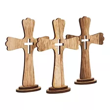 Conjunto De Cruces Católicas De Madera Decoración De ...