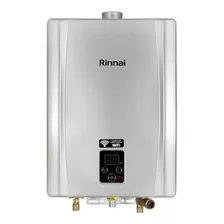 Aquecedor A Gás Gn Rinnai Digital Reu-e211 Feh Prateado 127v/220v