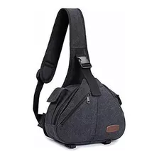 Szone Mochila De Lona Para Camara Reflex Digital Y Hombro Pa