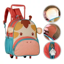 Mochila De Rodinha Infantil - Girafa