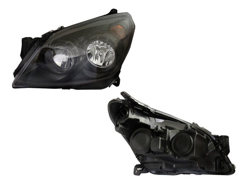 Par Faros F/negro S/motor Astra Hatchback 2006 2007 2008 Des Foto 3