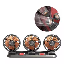 Mini Ventilador Potente Ultrasilencioso De Tres Cabezales