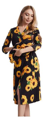 Conjunto De Robe Maternidade E Manta Para Bebê Galabloomer