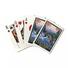 Juego De Cartas - Columbia River, Washington, Fly Fishing Sc