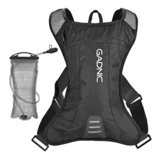 Mochila Hidratante Gadnic Deporte Camelback Bolsa 2l Color Negro