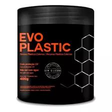 Evoplastic 400g Evox Renova Promove Brilho Plastico Externo Cor Preto Cinza