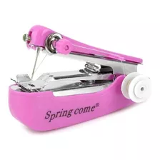 Mini Máquina De Costura De Mão Spring Come Om888 Portátil Deep Pink