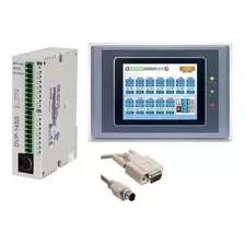 Kit Automação Plc Delta + Ihm Samkoon 4,3 +cabo Comunicação