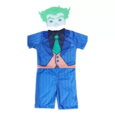 Fantasia Infantil Roupa Coringa Com Máscara