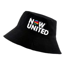  Boné Chapéu Bucket Hat New Now United Fundo Estrelinha