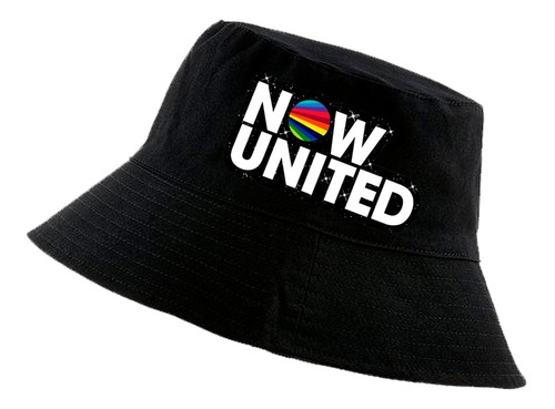  Boné Chapéu Bucket Hat New  Now United Fundo Estrelinha