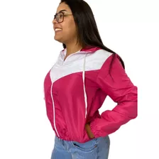 Jaqueta Corta Vento Feminino C/ Capuz Blusa De Frio Promoção