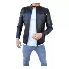 Campera Cuero Hombre Farenheite Road