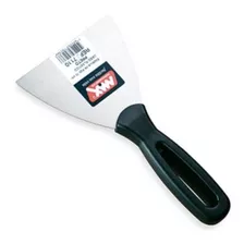 Espatula De Aço Com Cabo Plastico 6cm - Max Emb. C/ 12 Cor Preto