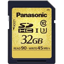 Memoria Sd 32gb Panasonic Serie Dorada Clase10 U3