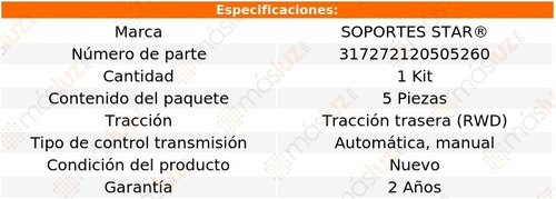 1 Pack Soportes Goma Escape Ford F-150 V8 4.6l 08 S Star Foto 2