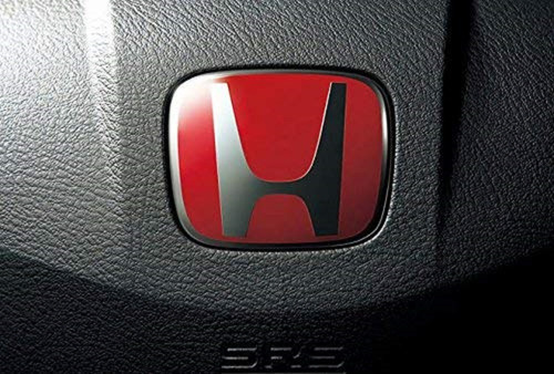 Emblema Honda Civic Tipo Typer Volante 2016-2021 Rojo-negro Foto 4