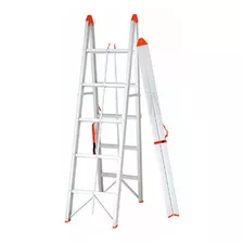 Escalera Plegable Tipo Tijera Shimaha 2x5 Escalones H Y T