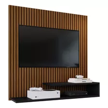 Suporte Fixo Estante Painel Tv 29 32 Pol Sala Quarto Simples Cor Ripado/preto