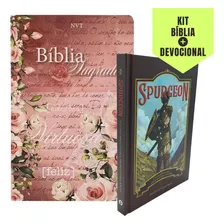 Bíblia Sagrada Feminina Nvt + Livro Spurgeon Devocional Teen