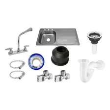 Kit Tarja Fregadero Escurridor Der Empotrar 84x56 Accesorios