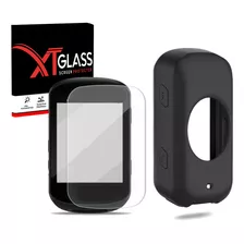 Pelicula Xtglass Para Garmin Edge 540 840 + Capa Proteção