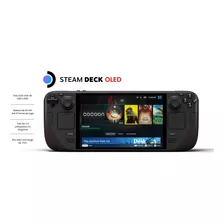 Steam Deck Oled 1tb Preto Valve Lacrado