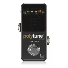 Sintonizador De Pedal Tc Electronic Polytune3 Noir