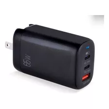 Volta P8 Gan Iii 65w Dual Type-c + Usb Con Cargador De Pared