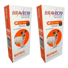 Antipulgas Bravecto 4.5 A 10 Kg - Pack X 2 Und